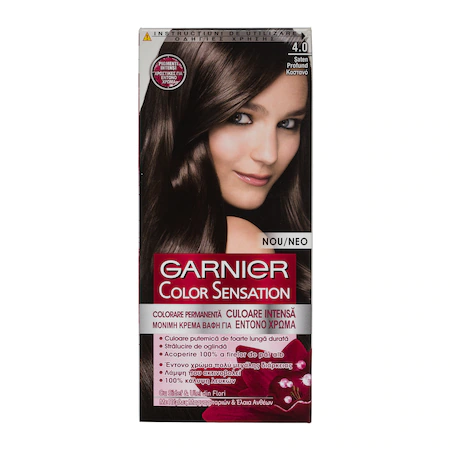 Vopsea de par permanenta cu amoniac Garnier Color Sensation 4.0 Saten Profund 110 ml