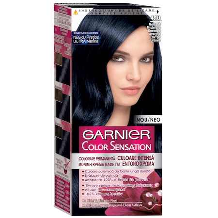Vopsea de par permanenta cu amoniac Garnier Color Sensation 4.10 Hematit Misterios 110 ml Vopsea de par permanenta cu amoniac Garnier Color Sensation 4.10 Hematit Misterios 110 ml