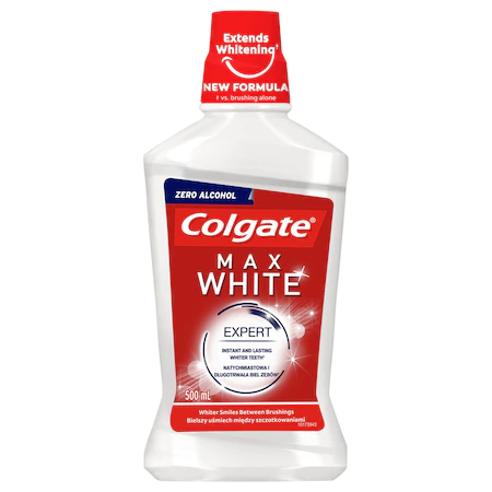 Colgate Apa de gura Max White cu efect de albire 500 ml