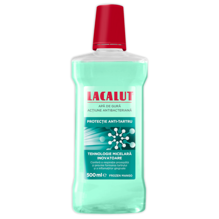 Lacalut Apa de gura micelara Protectie Anti Tartru 500 ml Lacalut Apa de gura micelara Protectie Anti Tartru 500 ml