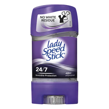 Lady Speed Deodorant gel Stick 24:7 Invisible, 65 g Lady Speed Deodorant gel Stick 24/7 Invisible, 65 g