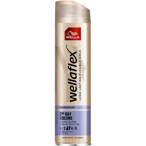 Wellaflex Fixativ 2Day Volume 3:5, pentru coafat cu fixare medie, 250 ml - Wellaflex Fixativ 2Day Volume 3/5, pentru coafat cu fixare medie, 250 ml
