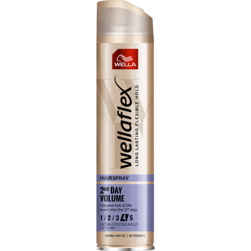 Wellaflex Fixativ 2Day Volume 4:5, pentru coafat cu fixare puternica, 250 ml - 1 Wellaflex Fixativ 2Day Volume 4/5, pentru coafat cu fixare puternica, 250 ml