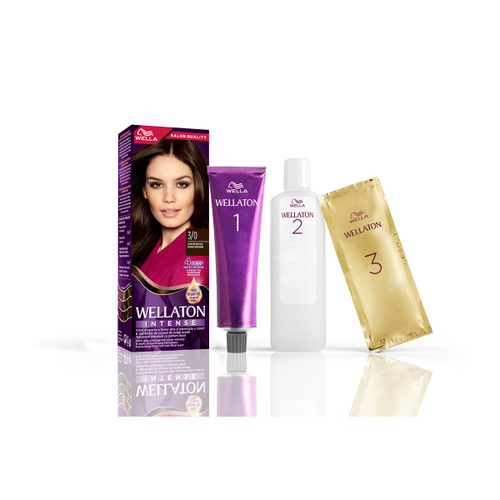 Wellaton Vopsea de par permanenta 3/0 Saten inchis 110 ml