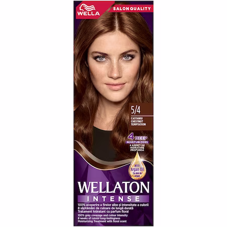 Wellaton Vopsea de par permanenta 5/4 Castaniu 110 ml