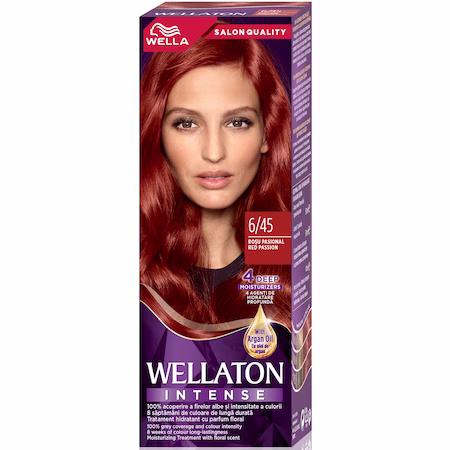 Wellaton Vopsea de par permanenta 6/45 Rosu Pasional 110 ml