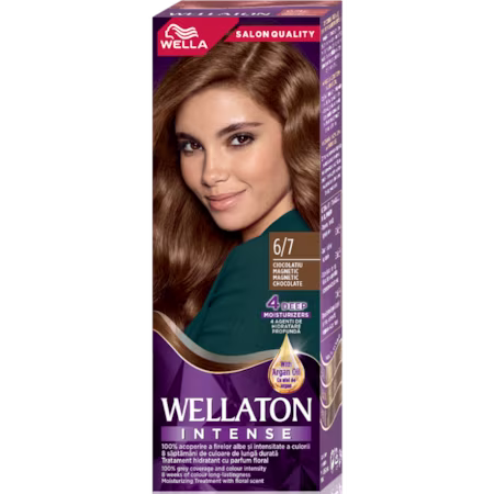 Wellaton Vopsea de par permanenta 6:7 Ciocolatiu Magnetic 110 ml - 1 Wellaton Vopsea de par permanenta 6/7 Ciocolatiu Magnetic 110 ml
