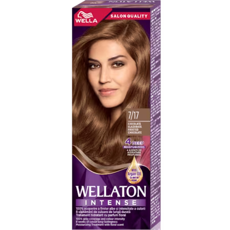 Wellaton Vopsea de par permanenta 7/17 Ciocolata Glazurata 110 ml