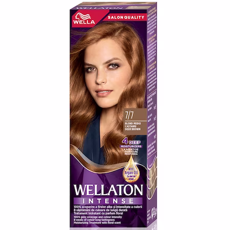 Wellaton Vopsea de par permanenta 7/7 Blond Mediu Castaniu 110 ml