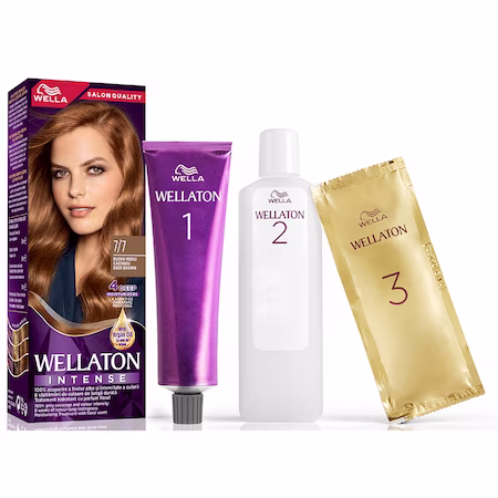 Wellaton Vopsea de par permanenta 7/7 Blond Mediu Castaniu 110 ml