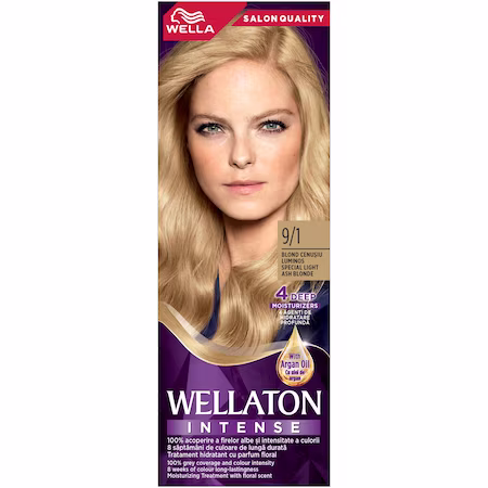 Wellaton Vopsea de par permanenta 9/1 Blond cenusiu luminos 110 ml