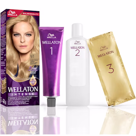 Wellaton Vopsea de par permanenta 9/1 Blond cenusiu luminos 110 ml