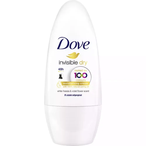 Dove Deodorant antiperspirant roll-on Invisible Dry, 50 ml