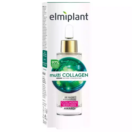 Elmiplant Ser antirid Multi Collagen pentru toate tipurile de ten, 30 ml - 1 Elmiplant Ser antirid Multi Collagen pentru toate tipurile de ten, 30 ml