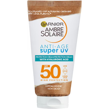 Garnier Crema protectoare cu efect anti - imbatranire Super UV Ambre Solaire SPF 50 50 ml