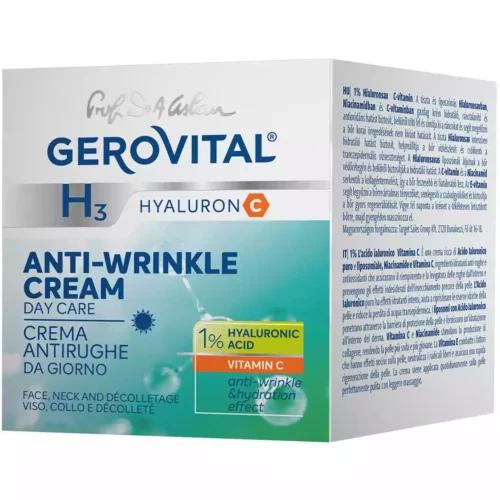 Gerovital Crema antirid de zi H3 Hyaluron C, 50 ml