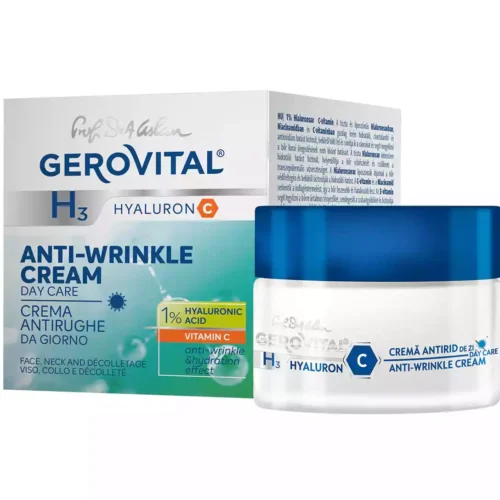 Gerovital Crema antirid de zi H3 Hyaluron C, 50 ml