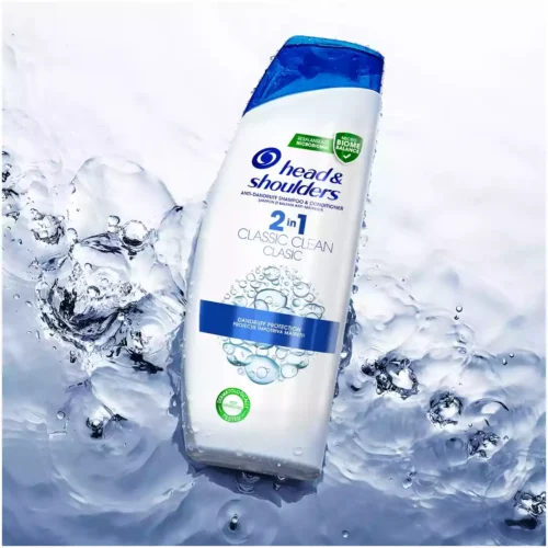 Head&Shoulders Sampon anti-matreata Classic Clean 2 in-1 pentru par normal, 400 ml