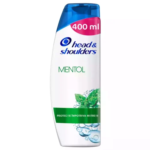 Head&Shoulders Sampon anti-matreata Mentol pentru par gras, 400 ml Head&Shoulders Sampon anti-matreata Mentol pentru par gras, 400 ml