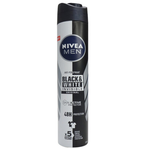 Nivea Deodorant antiperspirant spray Men black & white invisible original, 200 ml