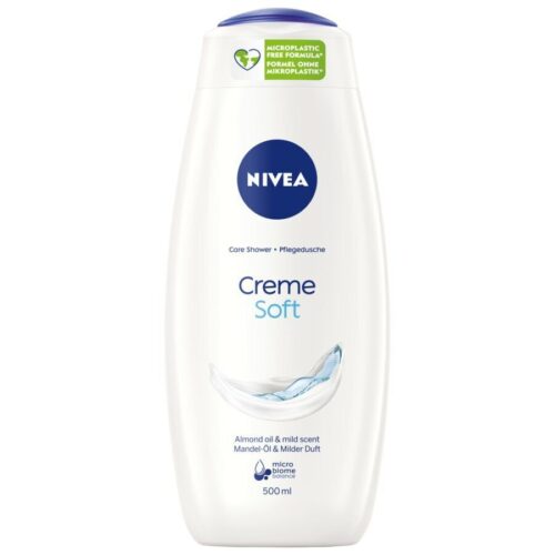 Nivea Gel de dus Bathcare Creme Soft, 500ml