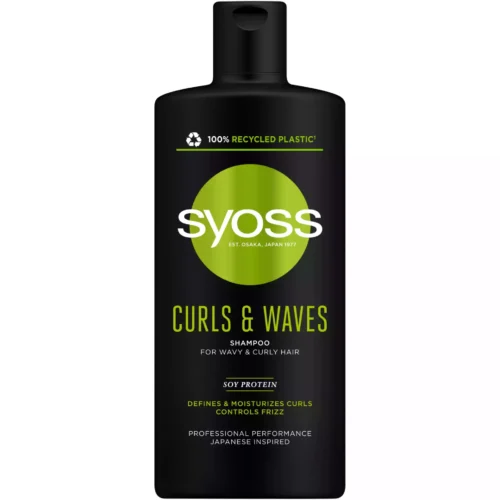 Syoss Sampon Curls&Waves pentru par ondulat, 440 ml