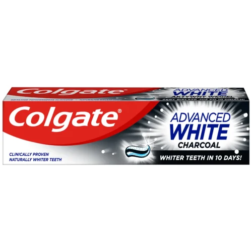 Colgate Pasta de dinti Advanced White Charcoal pentru albire, 100 ml Colgate Pasta de dinti Advanced White Charcoal pentru albire, 100 ml