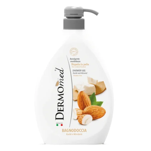 Dermomed Gel de dus cu migdale si unt de shea, 1000 ml