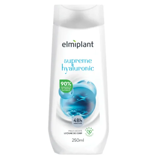 Elmiplant Lotiune de corp Supreme Hyaluronic pentru piele uscata, 250 m Elmiplant Lotiune de corp Supreme Hyaluronic pentru piele uscata, 250 ml