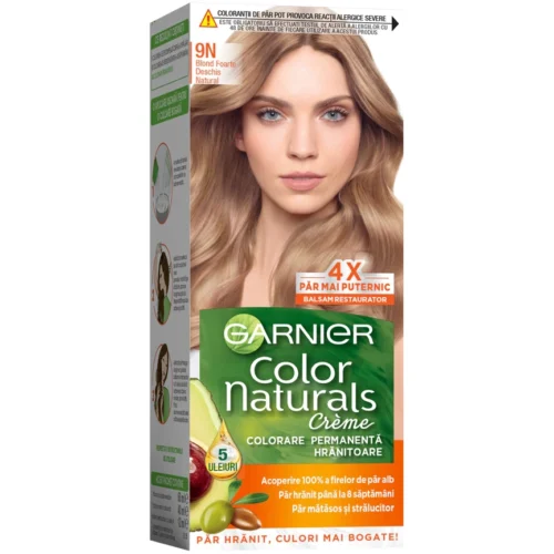 Garnier Vopsea de par permanenta Color Naturals 9N Blond Foarte Deschis Natural, 112 ml Garnier Vopsea de par permanenta Color Naturals 9N Blond Foarte Deschis Natural, 112 ml