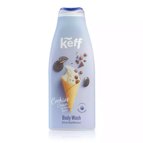 Keff Gel de dus Cookie Cream, 500 ml Keff Gel de dus Cookie Cream, 500 ml