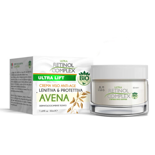 Retinol Complex Crema de față anti-îmbătrânire cu ovăz 50ml Retinol Complex Crema de față anti-îmbătrânire cu ovăz 50ml