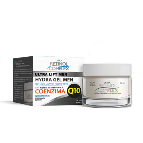 Retinol Complex Gel hidratant pentru bărbați cu coenma Q10, 50ml Retinol Complex Gel hidratant pentru bărbați cu coenma Q10, 50ml