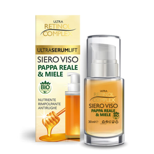 Retinol Complex Ser de fata cu laptisor de matca si miere, 30 ml Retinol Complex Ser de fata cu laptisor de matca si miere, 30 ml