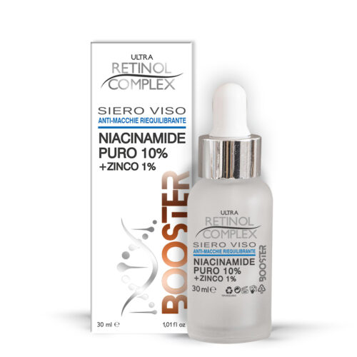 Retinol Complex Ser de fata intensiv cu niacinamida pura 10% si zinc 1%, 30 ml Retinol Complex Ser de fata intensiv cu niacinamida pura 10% si zinc 1%, 30 ml