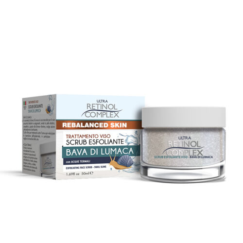 Retinol Complex Tratament scrub exfoliant pentru față cu extract de melc, 50 ml