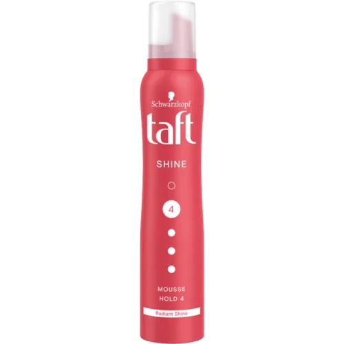 Taft Spuma Shine, nivel fixare 4, 200 ml Taft Spuma Shine, nivel fixare 4, 200 ml