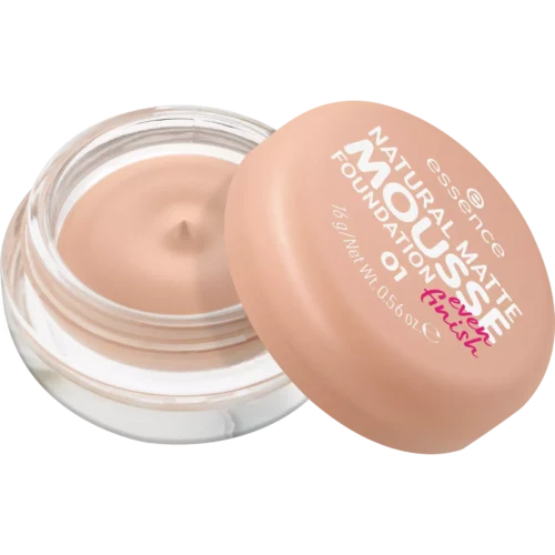 Essence Fond de ten Natural Matte Mousse 01, 16g