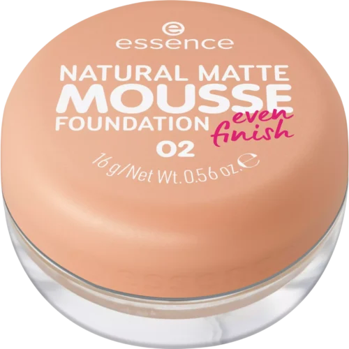 Essence Fond de ten Natural Matte Mousse 02, 16g