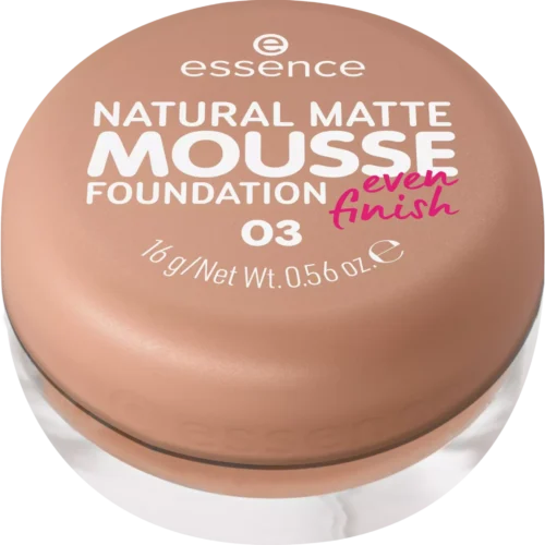 Essence Fond de ten Natural Matte Mousse 03, 16g