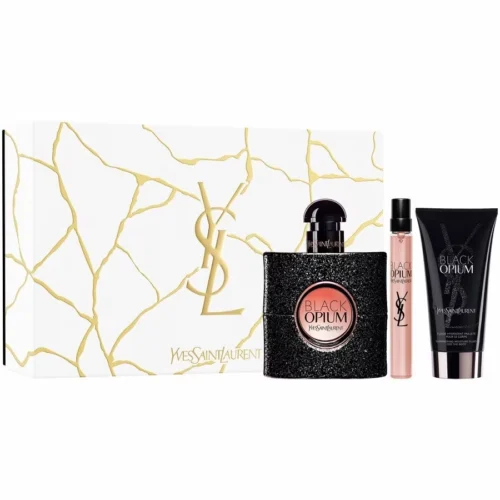 Set Yves Saint Laurent Black Opium - Eau de Parfum Originale 50 ml + 10 ml + Body lotion 50 ml Set Yves Saint Laurent Black Opium - Eau de Parfum Originale 50 ml + 10 ml + Body lotion 50 ml