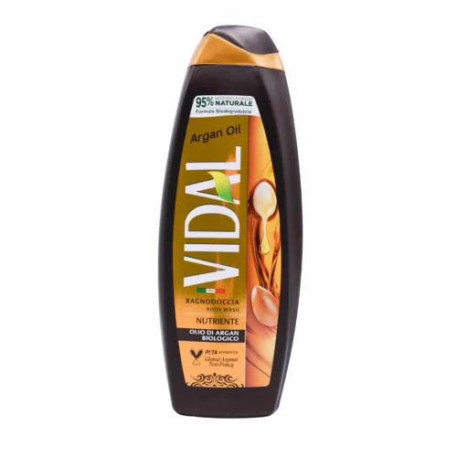 Vidal Gel de duș cu Ulei de argan, 500 ml
