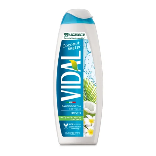 Vidal Gel de duș cu cocos, 500 ml