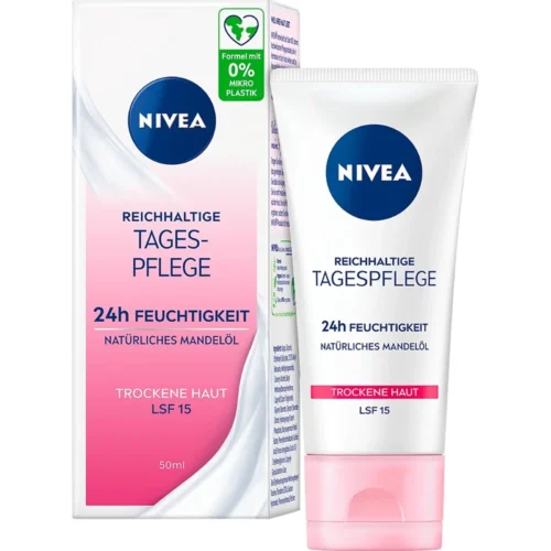 Nivea Crema nutritiva pentru tenul uscat cu SPF 15, 50 ml