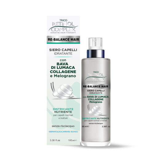 Retinol Complex Ser de păr hidratant cu extract de melc 100ml