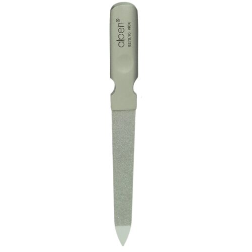 Alpen Pilă de unghii shapir mâner inox 10 cm 8270 10