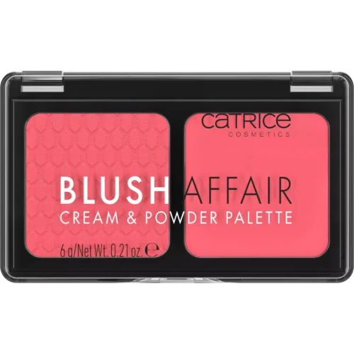 Catrice Paletă de fard de obraz cremă și pudră Blush Affair 010 - Stunning Strawberry