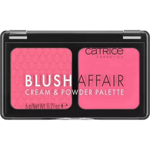 Catrice Paletă de fard de obraz cremă și pudră Blush Affair 020 - Pleasing Pink