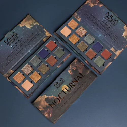 MUA MAKEUP ACADEMY Paleta de Fard de Pleoape Nocturnal - 10 Nuanțe