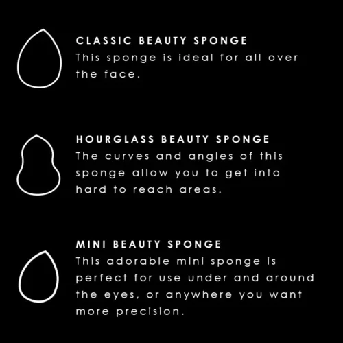 MUA MAKEUP ACADEMY Set de 9 Bureți de Machiaj